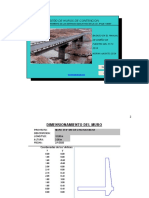 DISEÑO DE MUROS DE CONTENCION CON DENTELLON H 3.50 M