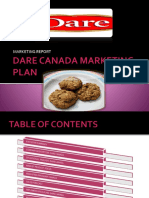 Marketing Plan of DARE CANADA - BR - 20 JULY