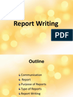 Report Writing