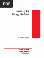 I. Martin Isaacs - Geometry For College Students-Brooks Cole (2000)