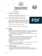 Mediation Process Flow