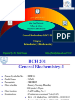 BCH 201 General - Biochemistry 1 - Farid2 PDF