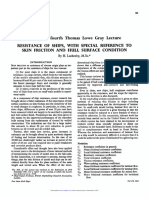 Lackenby1962-Resistance of Ships With Special Reference To Skin Friction and Hull Surface Condition