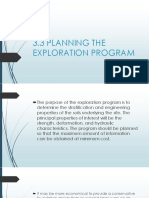 3.3 Planning The Exploration Program