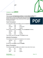 Word Formation PDF