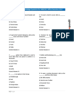 Expected MS Office Questions For WBSEDCL Office Executive 2017 PDF