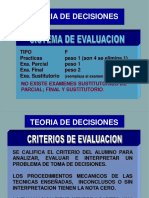 Teoria de Decisiones ST114 Clase N1