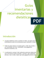 GUIas Alimentarias y Recomendaciones Dieteticas