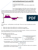 Excavation and Embankment E.G. Cut and Fill PDF