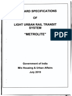 STANDARD SPECIFICATIONS For Metrolite