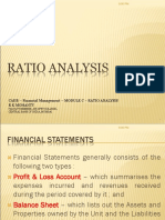 Ratio Analysis