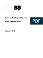 Guide For Building and Classing of Motor Yachts 2000