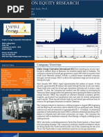 Company Overview: Initial Report May 6th, 2008