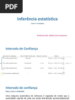 Inferência Estatística