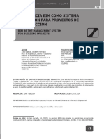 Artículo La Gerencia Bim Como Sistema de Gestión para Proyectos de Construcción PDF