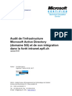 Audit de L'infrastructure Microsoft Active Directory (Domaine SG) Et ...