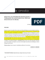 Texto 01 - Artigo Biólogo Ou Professor Biologia