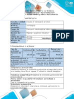 Guía de Actividades y Rubrica de Evaluación Fase 4 - Realización Del Proyecto Final - Presentar Video de Programa de Promoción y Prevención en Seguridad Industrial