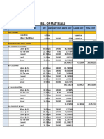 Bill of Materials