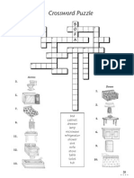 Household Items Crossword