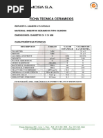 FICHA TECNICA INSERTOS CERÁMICOS TIPO CILINDRO 31 X 31 PDF