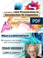 Linguistics