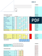 Planntilla Corrección - WISC - IV