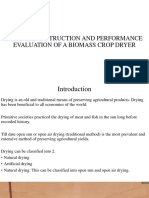 Design, Construction and Performance Evaluation of A