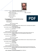 Curriculum Vitae From Ricardo Abreu (EN)