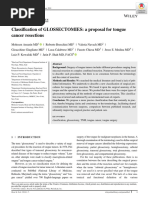 CLasificación de Glosectomias 2019