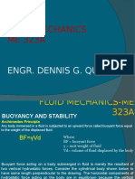 FLUID MECHANICS Buoyancy