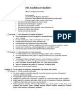 UDL Guidelines Checklist PDF