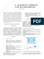 Análisis en Corriente Alterna de Transistores BJT