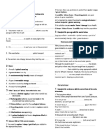 Unit 4. Environment - Conditionals