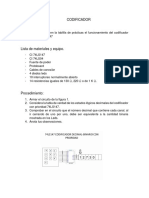 Práctica No. 4 CODIFICADOR