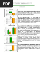 Performance of Philippine Agriculture January - September 2010 Highlights