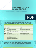 Battle of Tirad Pass and Gen. G. Del Pilar