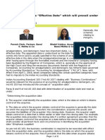 Appointed Date Vs Effective Date Under Ind AS Regime