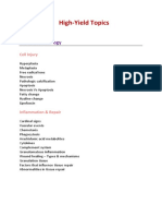 MBBS Pathology-High-Yield Topics