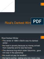 Rizals Darkest Winter REPORT 1