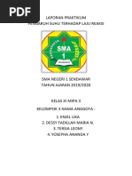 Laporan Praktikum Pengaruh Suhu Terhadap Laju Reaksi