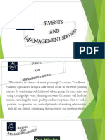 Wedding Events Management