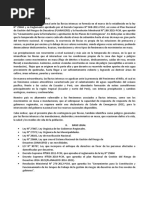 El Plan de Contingencia Nacional Ante Las Lluvias Intensas Se Formula en El Marco de Lo Establecido en La Ley N