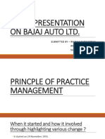 Mega Presentation On Bajaj Auto LTD