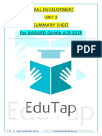 Attachment Rural Development - Unit 2 - Summary Sheet - Formatted Lyst1582