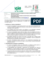 DGS - Organização Do Material de Emergência Nos Serviços e Unidades de Saúde