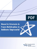 Manual de Orientação Do Projeto Multidisciplinar De. Ambiente Empresarial