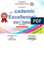 Certificate of Recognition 2019-2020