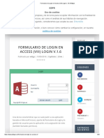 Crear Login PDF