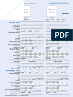 Loan Application Form of DMI Housing Finance Pvt. Ltd.